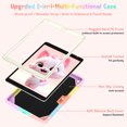 thumbnail image 3 of Kids Case for iPad 7th/8th/9th Generation 10.2 inch Shockproof Cover, 2 Layer Protection, with Built-in Stand & Shoulder Strap, 3 of 8