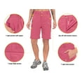 thumbnail image 5 of Little Donkey Andy Women's Stretch Convertible Pants, Zip Off Quick Dry Hiking Pants Pink Lemonade Size 3XL, 5 of 5
