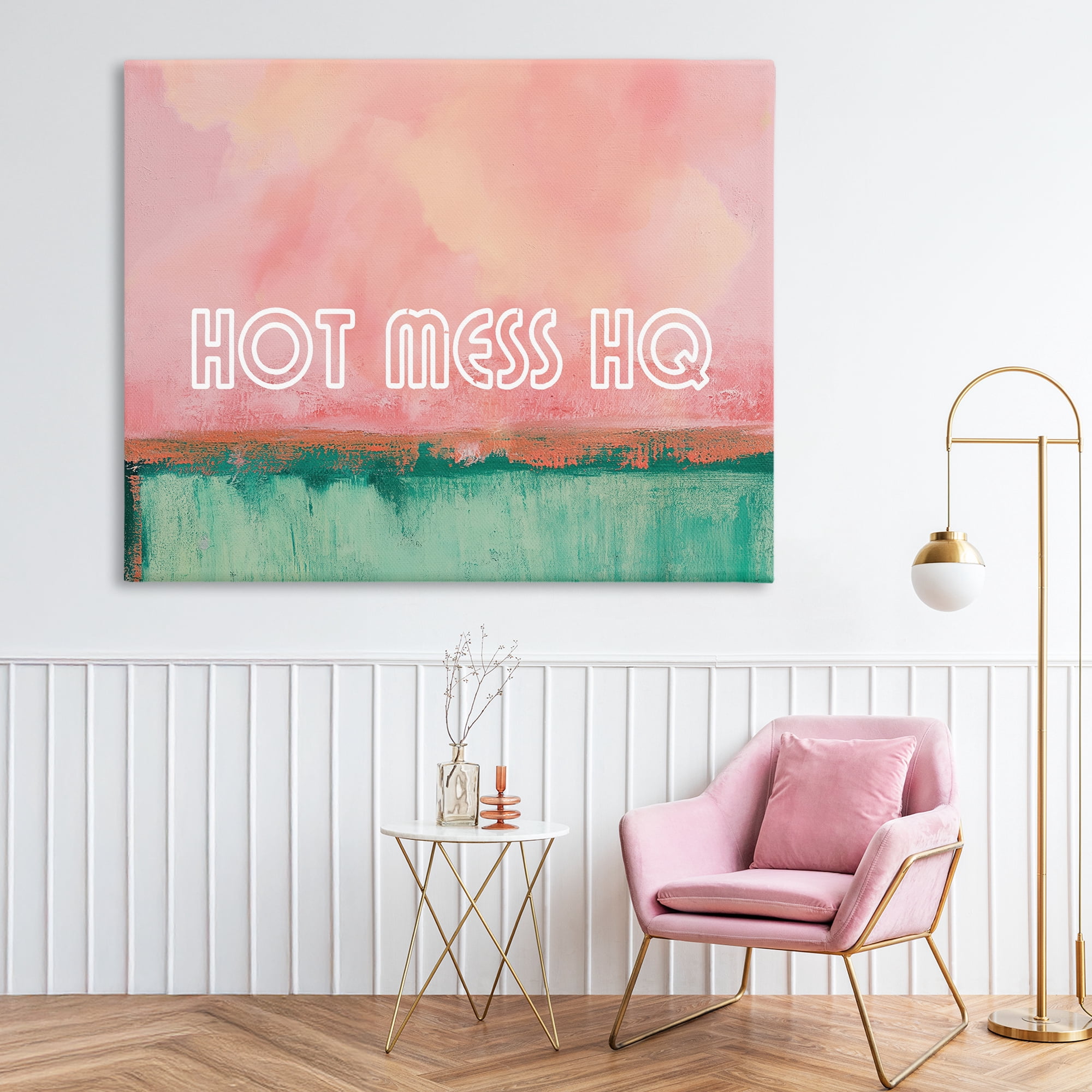 Stupell Industries Hot Mess Headquarters Canvas Wall Art, design by Gina Kelly
