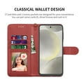 thumbnail image 2 of Tiflook For Samsung Galaxy S24 Plus 5G | 2024 | Wallet Case, Luxury PU Leather ID Cash Credit Card Holder Slots [Kickstand Feature] [Wrist Strap] Carrying Flip Cover [Wine], 2 of 6
