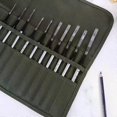 thumbnail image 3 of 30 Slot Paint Brush Storage Pen Curtain Pencil Bag Artist Roll Pouch Wrap Holder, 3 of 5