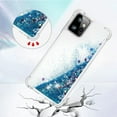 thumbnail image 4 of Case for Motorola Moto G Power 5G 2023 Case Glitter Cute Luxury Love Liquid Quicksand Clear Soft TPU Girls Women Stylish Bumper Shockproof Protective Cover for Moto G Power 5G 2023 Blue YB, 4 of 14