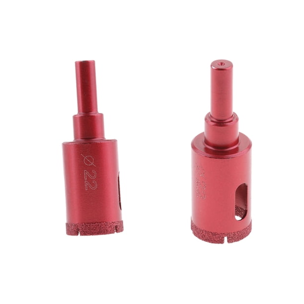 Broca de Diamante de 6-100mm, para Agujeros, Herramienta para Baldosas de Mármol, Cerámica Y de Vidrio, 1 Pieza, Muchos Tamaños , 22 mm 22mm shamjiam broca de mármol