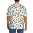 thumbnail image 3 of Kdxio Men's Hawaiian Shirt for Men Short Sleeve Shirt Transport1 Summer Casual Holiday Beach Button Down T-Shirts, 3 of 5