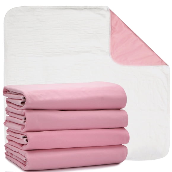 DMI Washable Underpads for Pets, Washable Pee Pads for Dogs, 34″x 36″ Pack of 4, Potty Pads for Furniture
