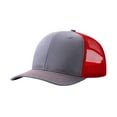 thumbnail image 2 of YAOBAMM Trucker Hat Unisex Baseball Adjustable Hollow Mesh Lightweight Long Brim Color Matching UV Protection Outdoor Daily Trucker Hat, 2 of 7