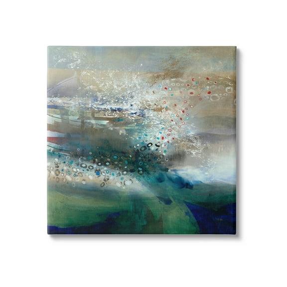 Stupell Industries Layered Circular Pattern Collage Graphic Art Gallery Wrapped Canvas Print Wall Art, Design by K. Nari