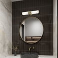 thumbnail image 4 of Livex Lighting Lindale 2-Light Metal/Glass Vanity ADA Sconce in Antique Brass, 4 of 14