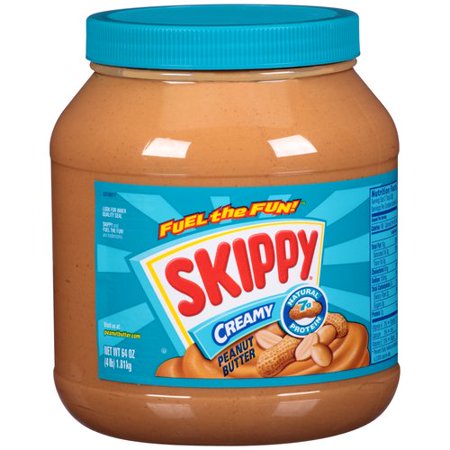 Skippy Creamy Peanut Butter Spread, 64 oz - Walmart.com