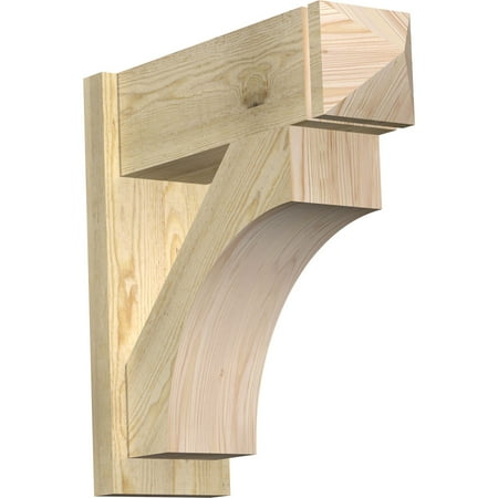 

8 W x 24 D x 24 H Westlake Rough Sawn Arts and Crafts Outlooker Douglas Fir
