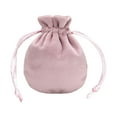 thumbnail image 2 of Bolsa con cordón para guardar joyas, bolsa de terciopelo para regalo de San Valentín Rosa claro 75x95cm, 2 of 9