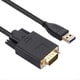 thumbnail image 2 of Cable USB 3.0 A VGA de 1,8 M (1080P) Conversor USB 3.0 Macho A VGA Macho para Portátil, Proyector de Vídeo Externo UHD., 2 of 5