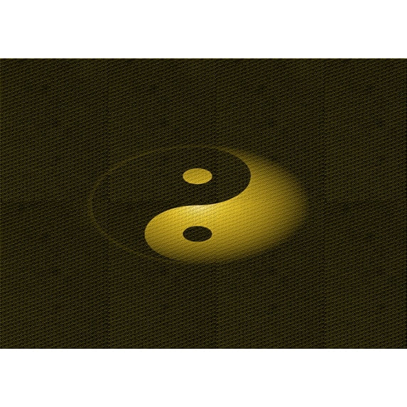 Ahgly Company Machine Washable Indoor Rectangle Transitional Night Black Area Rugs, 8' x 12'