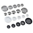 thumbnail image 6 of RichLink 10Pcs Stainless Steel Round Ventilation Cover Air Vent Louver Mesh Hole Wardrobe Shoe Cabinet Furniture Part Dia19 25 29 35 53Mm,Black 19Mm, 6 of 10