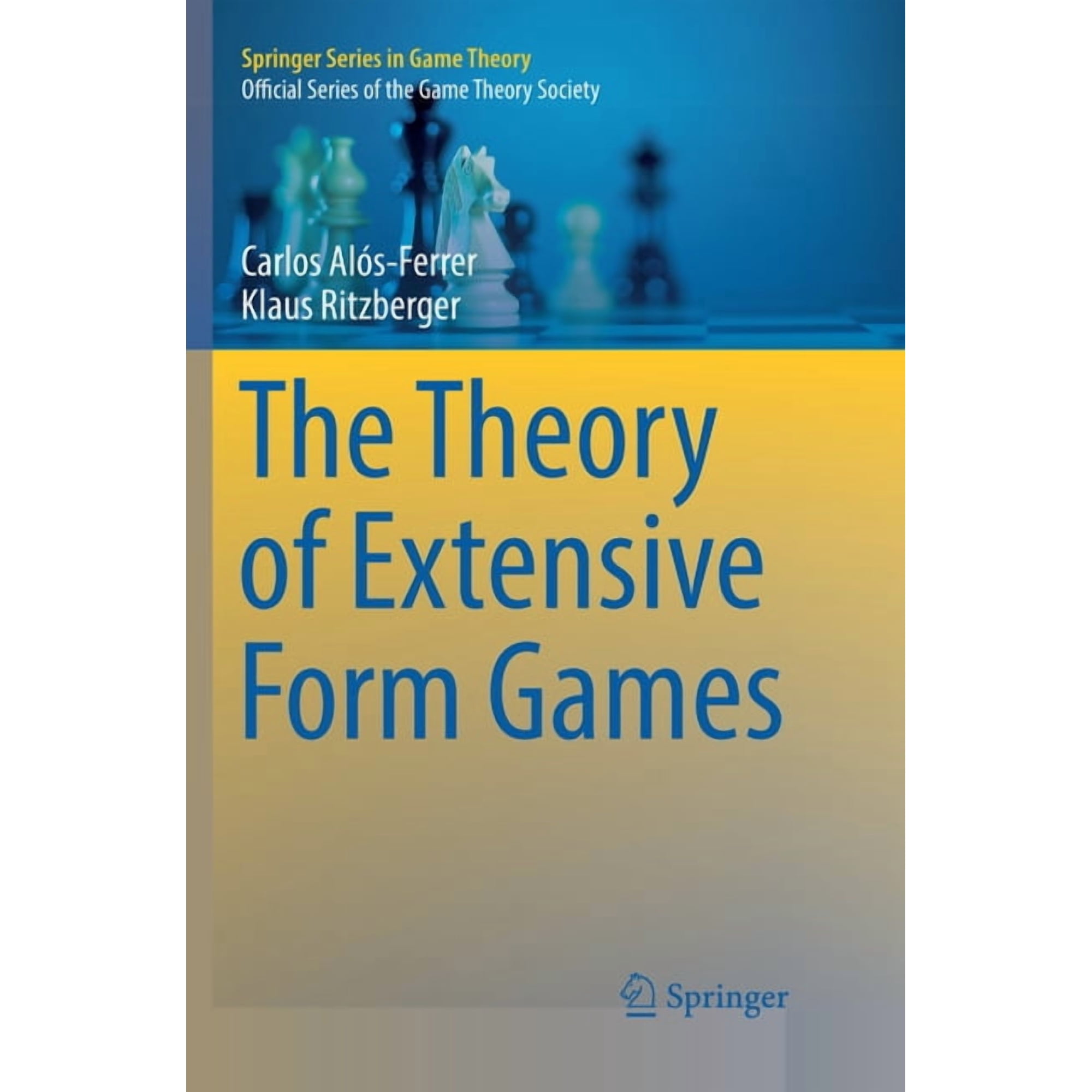 Springer Game Theory The Theory of Extensive Form Games, (Paperback)