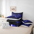 thumbnail image 6 of Castle Fairy Geometric Gamer Twin Bedding Sets,Honeycomb Hexagon Bedding Comforter Set, 6 of 8