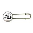 thumbnail image 1 of Imagina los ojos flotantes del panda. EsES Broche De Broche De Metal Antiguo Unbranded M, 1 of 3