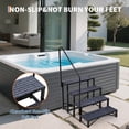 thumbnail image 2 of RV Steps – 4-Step with Single Handrail – Non-Slip Mats – 660 lb Capacity – Portable Ladder – Travel Trailer, Camper, Porch, Pool & Pets, 2 of 7