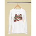 thumbnail image 3 of Rootin' Tootin' Merry Christmas Women's Long Sleeve, 3 of 4