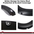 thumbnail image 4 of LAX 4 PCS 2009-2014 Ford F150, Not for SVT Raptor Model, Pocket Bolt-Riveted Rugged Style Fender Flares | Paintable Smooth Matte Black Wheel Flare Cover | Front and Rear Wheel Protector, 4 of 8