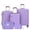 LAVENDER, variant on Hardside Luggage Sets 5 Piece, Hardshell Suitcase with TSA Lock Spinner Wheel and Travel Duffle Bag.GREEN