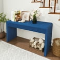 thumbnail image 4 of HIUU Blue Console Table for Entryway,Farmhouse Entryway Table with Storage,Wood Sofa Tables for Living Room, 4 of 11