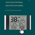 thumbnail image 4 of Termómetro higrómetro digital LCD para interiores, sensor de temperatura y humedad, instrumentos de medición., 4 of 4