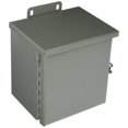 thumbnail image 1 of Wiegmann RHC080806 RHC-Series NEMA 3R Rainproof Hinge Cover Wall-Mount Enclosure, Carbon Steel, Small, 8" x 8" x 6", 1 of 4