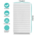 thumbnail image 5 of Dog Food Mat for Pet Dog Food Mat, Dog Mat for Food and Water, Pet Dog Cat Bowl Mat, No-Slip Absorbent Water Feeding Mat with Simply Line,17inx30in, 5 of 7