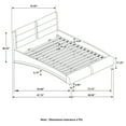 thumbnail image 4 of Jeremaine Eastern King Upholstered Bed Black, 4 of 4