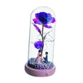thumbnail image 2 of Rosa iluminada Macarena en cúpula de cristal decoración del hogar, 2 of 8