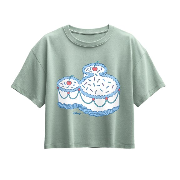 Disney - Mickey Ears Cake Short Sleeve Boxy Graphic T-Shirt