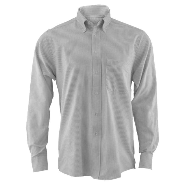 Edwards Men'S 1077 Wrinkle Resistant Shirt(Grey Stripe X L 35)