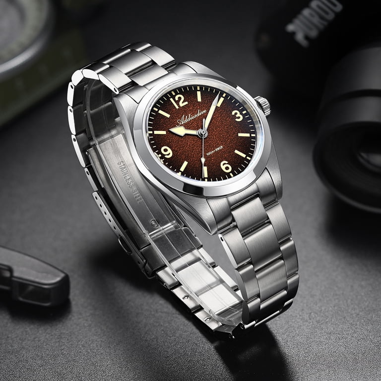 ADDIESDIVE Watches for Men Quartz Vintage Dress, Japanese Movement