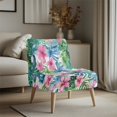 thumbnail image 3 of HELLHERO Tropical plants Decorations Armless Accent Chair Cover with Stain Protection, Dustproof Armless Accent Chair Protector, 3 of 8