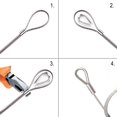 thumbnail image 3 of Amadget Cuerda De Alambre De Acero Inoxidable 316 Kit De Barandilla De Cable De Grado Marino Cuerda Para Aviones Y Colgar Cuadros Para Barandillas Cubiertas Barcos Hardware Marino (1/8"" X 33 Pies), 3 of 5