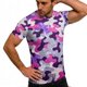 thumbnail image 5 of Ceisia Men's Slim Fit Purple Pink Glitter Camouflage Print Crew Neck Short Sleeve Casual T-Shirt Gifts, 5 of 9