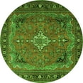 thumbnail image 1 of Ahgly Company Indoor Round Persian Green Traditional Area Rugs, 7' Round, 1 of 1