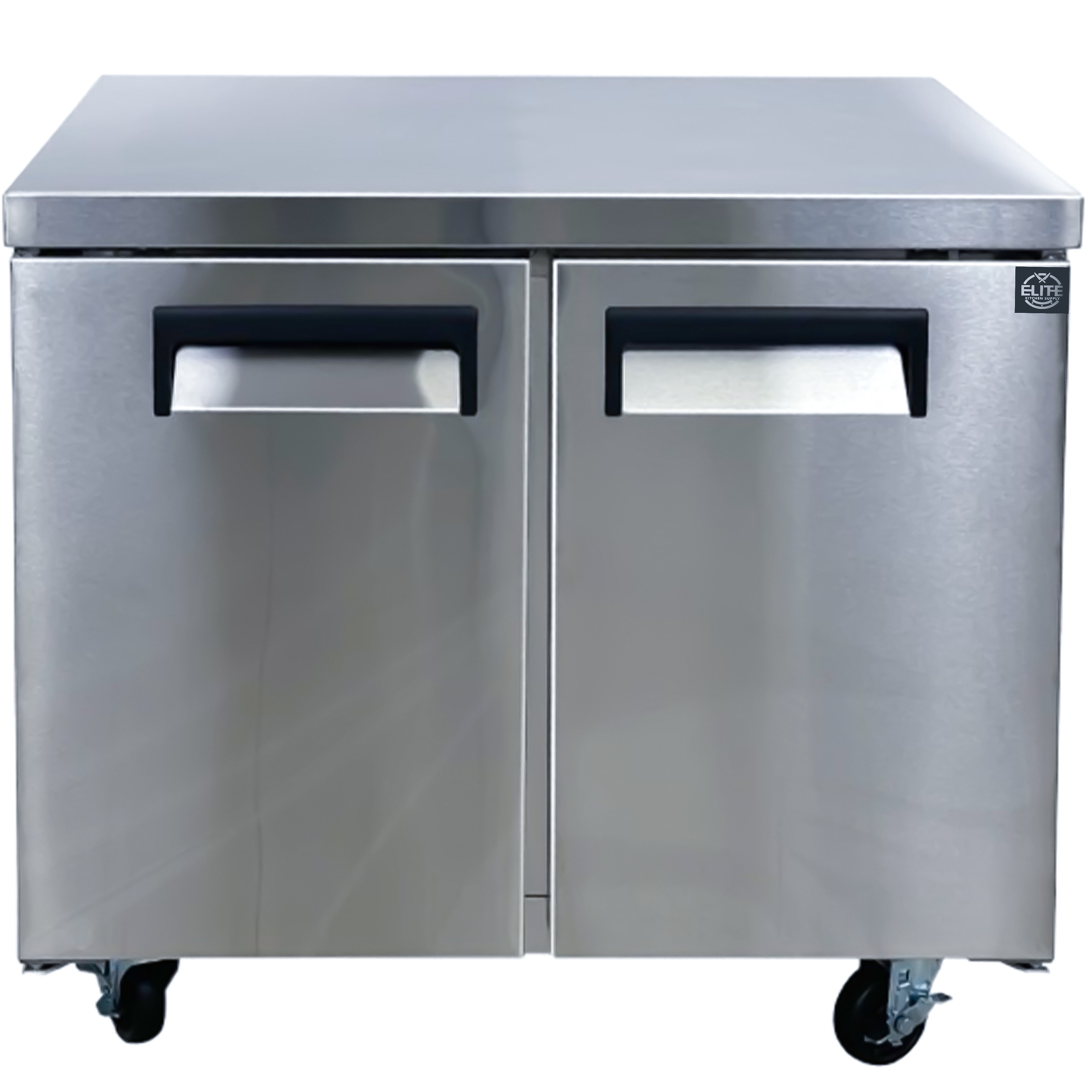 NSF 36 in. Worktop Refrigerator 8 Cu.ft. Commercial Refrigerator Undercounter, Stainless Steel, Auto Defrost