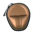 thumbnail image 1 of Estuche de auriculares estuche de viaje con cremallera suave de protección de la bolsa ligera cubierta de auriculares bolsita de almacenamiento dura Color caqui, 1 of 8
