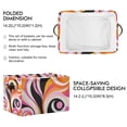 thumbnail image 2 of Yayeee Canvas Storage Basket with Handles for Shelves Fabric Bins Closet Organizer, Swirling Circles, 2 of 8