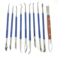 thumbnail image 4 of 10Pcs Dental Stainless Steel Wax Carving Tool Set Dentist Sculpture Knife Dentistry Instrument Dental Lab, 4 of 5