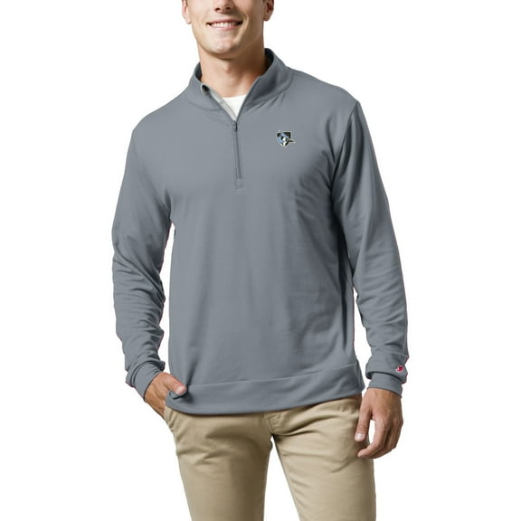 Men's League Collegiate Wear  Light Blue Johns Hopkins Blue Jays  All Day Quarter-Zip Pullover Top
