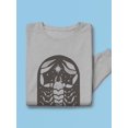 thumbnail image 3 of Outline Zodiac Sign Scorpio Sweatshirt Men -Image by Shutterstock, Male x-Large, 3 of 4