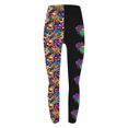 thumbnail image 4 of BiZtdJrK Sale of The Day Mardi Gras Leggings for Women 2025 Carnival Fancy Mask Printed Holiday Tights Gym Casual High Waisted Yoga Pants Outdoor Full Length Running Leggings Multicolor S, 4 of 5