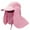 Pink, variant on Outdoor Fishing Flap Caps,Men Women Quick Dry Sunshade UV 360 Degree Protection Removable/Detachable Face Ear Neck Cover For Outdoor Camping Hiking