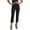 Dark Gray, variant on Summer Capri Pants,Capris for Women Trendy High Waisted Loose Straight Leg Stretchy Capri Cropped Pants with Pockets
