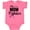 Hot Pink, variant on Inktastic Breast Cancer Awareness My Mom is a Fighter Boys or Girls Baby Bodysuit