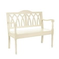 thumbnail image 3 of Safavieh Benjamin Geometric Rustic Bench, 3 of 5