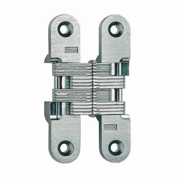 SOSS 212US4 3/4" W x 3-3/4" H Satin Brass Concealed Hinge